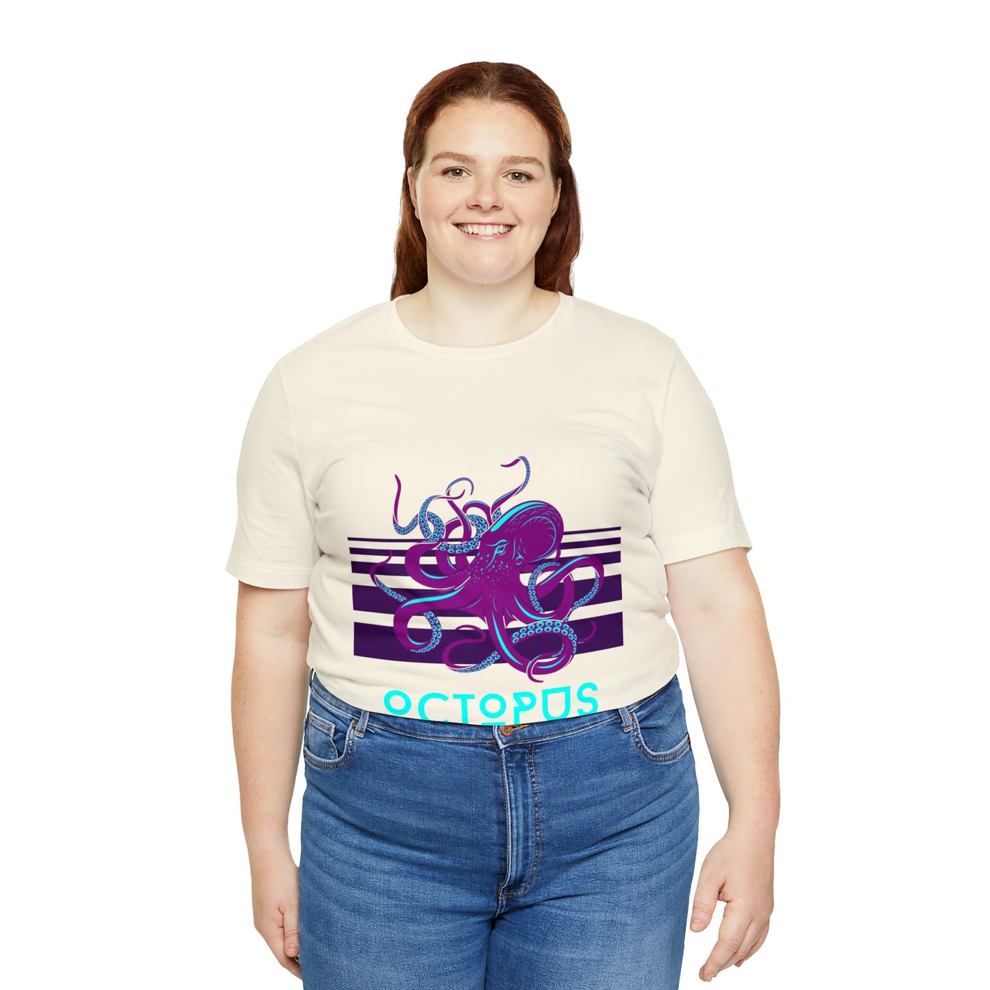 Octopus retro Unisex Jersey Short Sleeve Tee