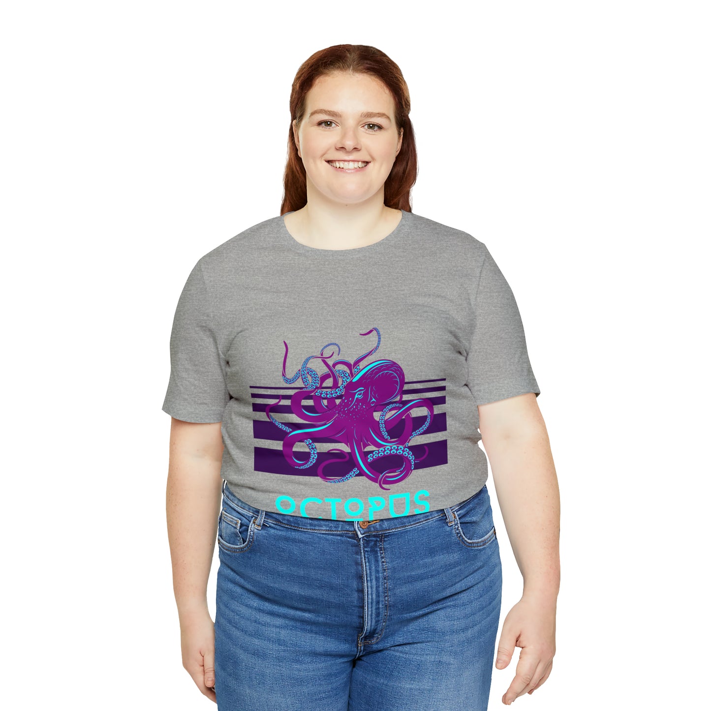 Octopus retro Unisex Jersey Short Sleeve Tee