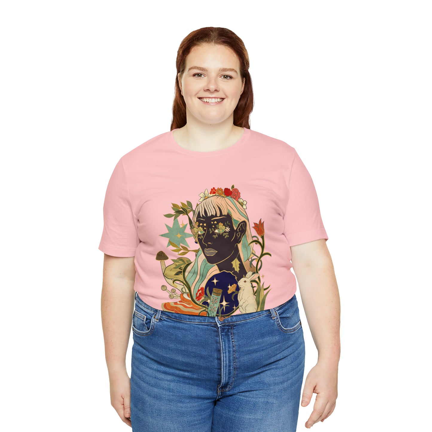 Fairy Vintage cottage Unisex Jersey Short Sleeve Tee