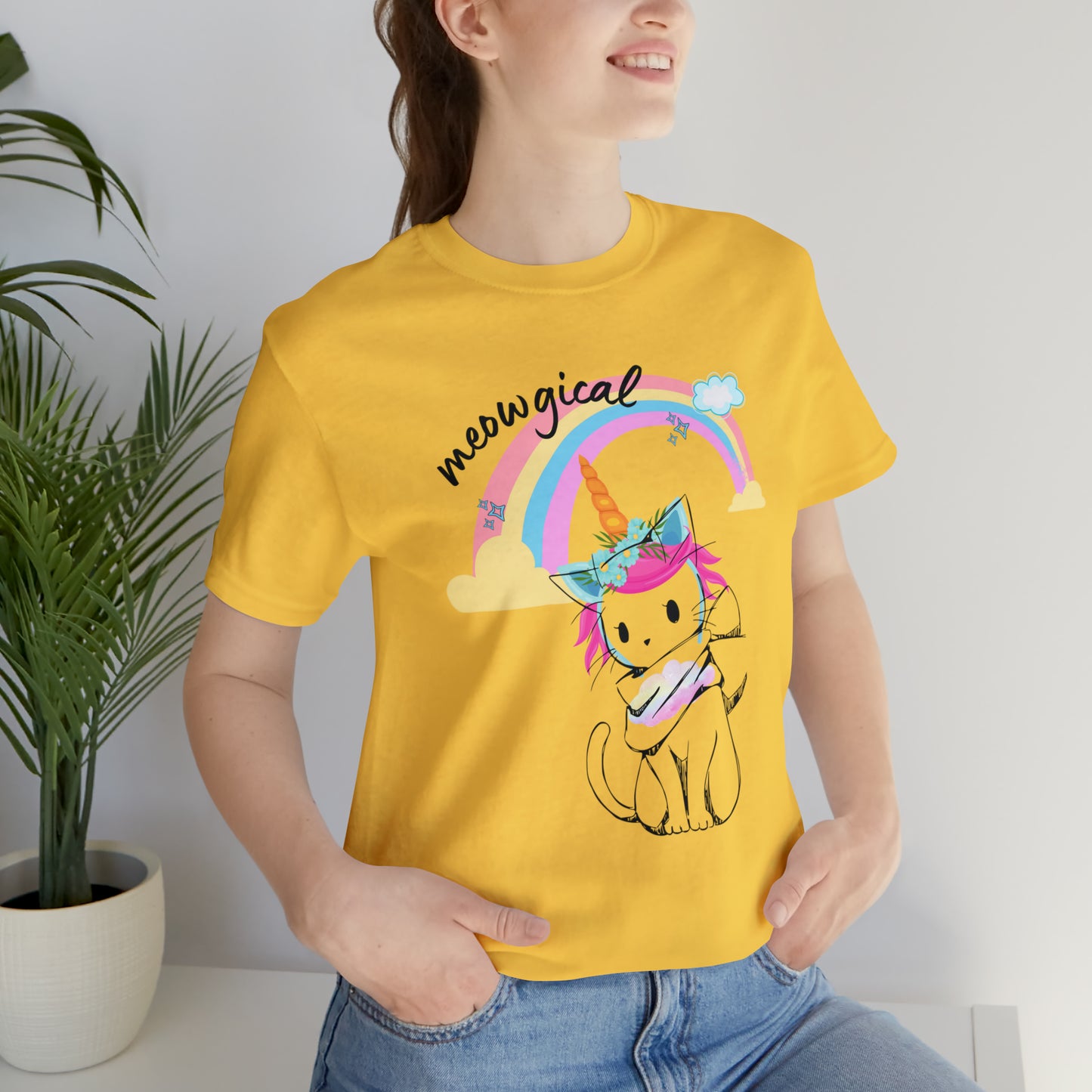 Meowgical Unisex Jersey Short Sleeve Tee