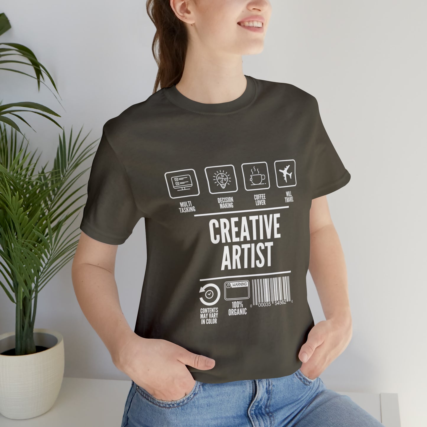 Creative Artist urban streetwear Unisex Jersey Short Sleeve Tee