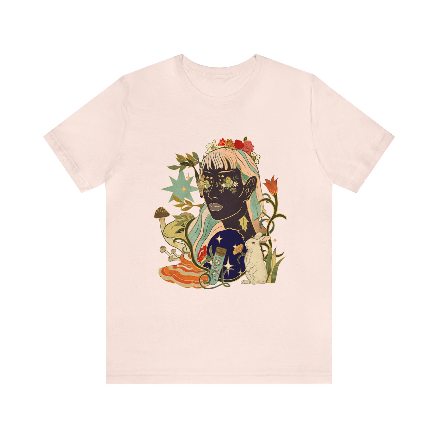 Fairy Vintage cottage Unisex Jersey Short Sleeve Tee