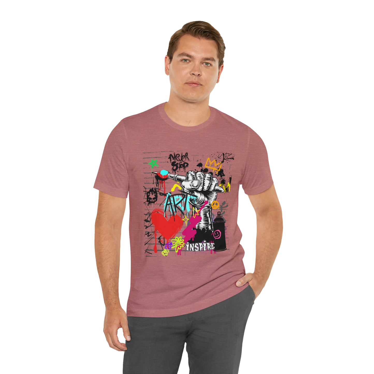 Artist graffiti urban Unisex Jersey Short Sleeve Tee