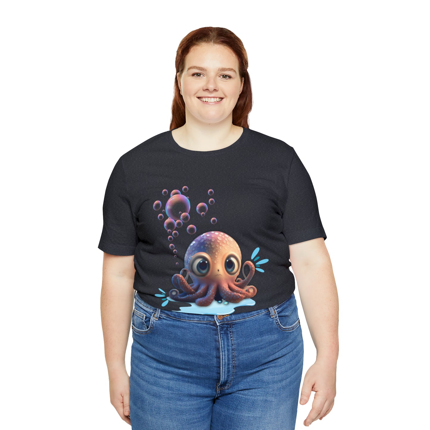 Kawaii Octopus Unisex Jersey Short Sleeve Tee