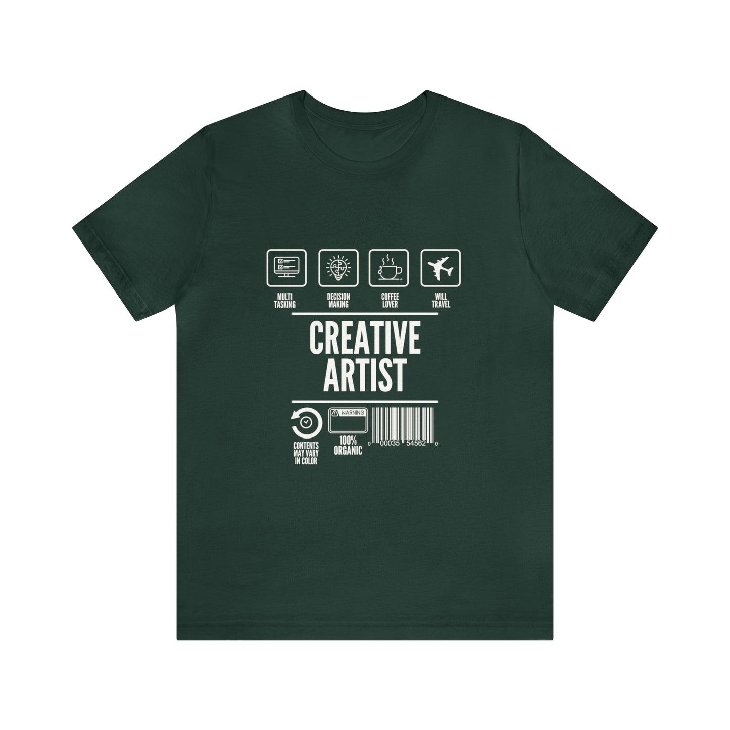 Creative Artist urban streetwear Unisex Jersey Short Sleeve Tee