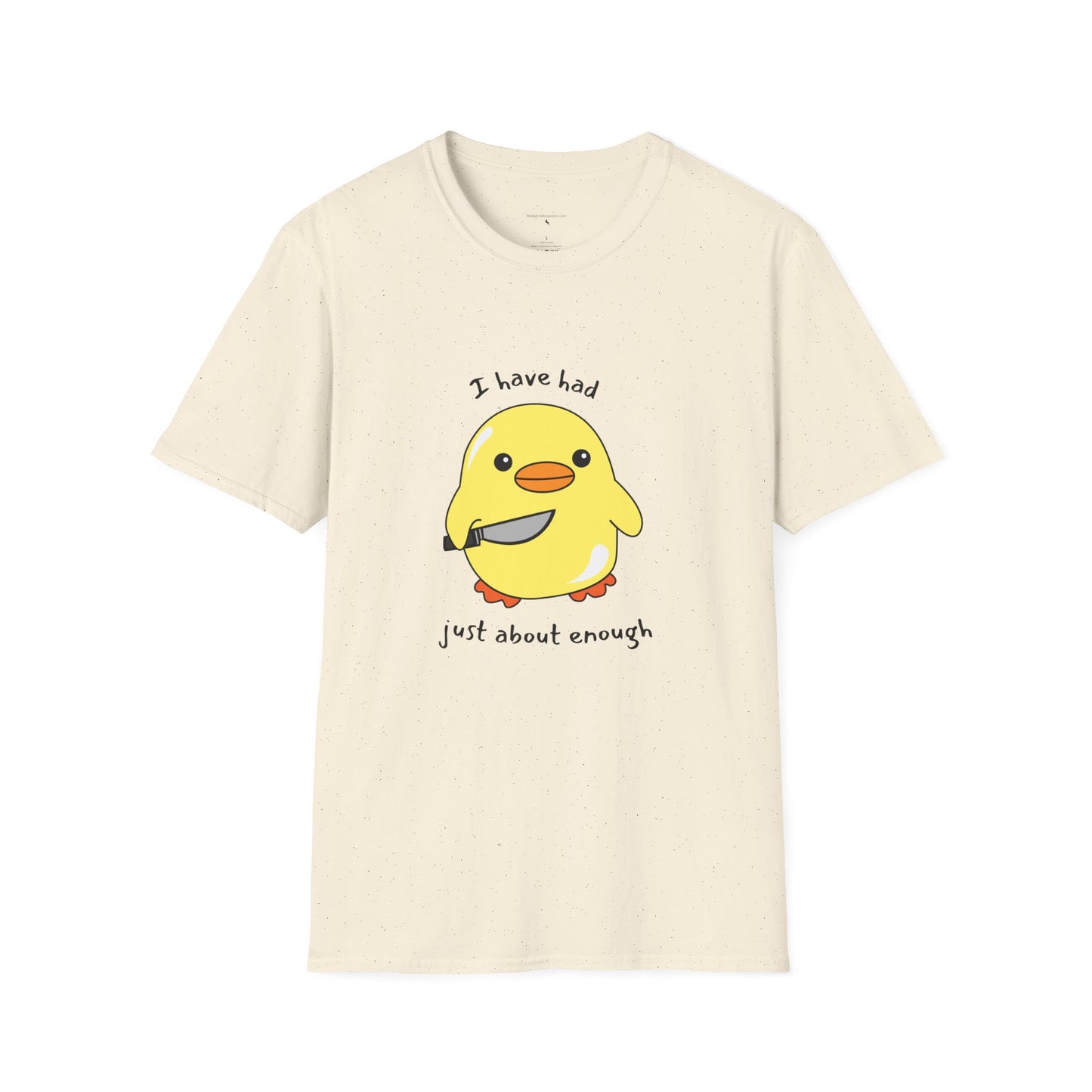 Cute Angry Chick Unisex Softstyle T-Shirt