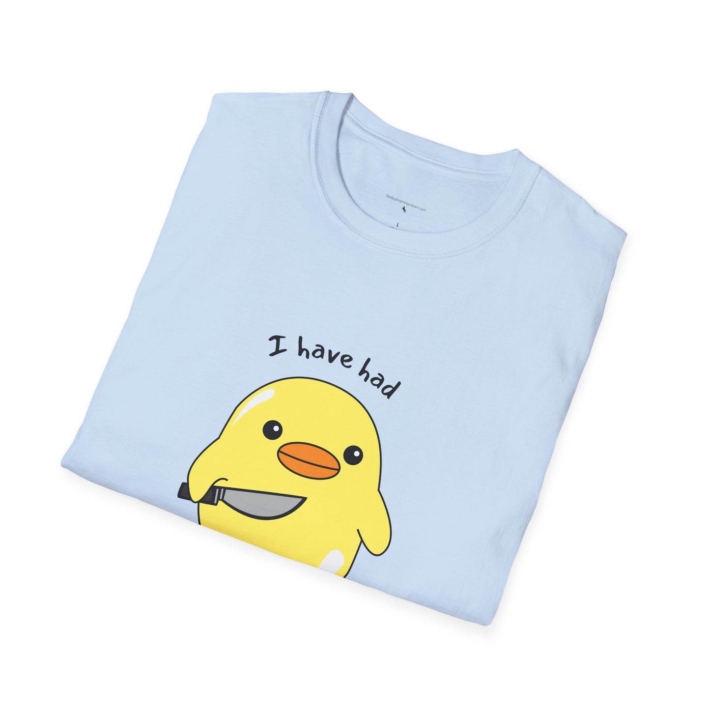 Cute Angry Chick Unisex Softstyle T-Shirt