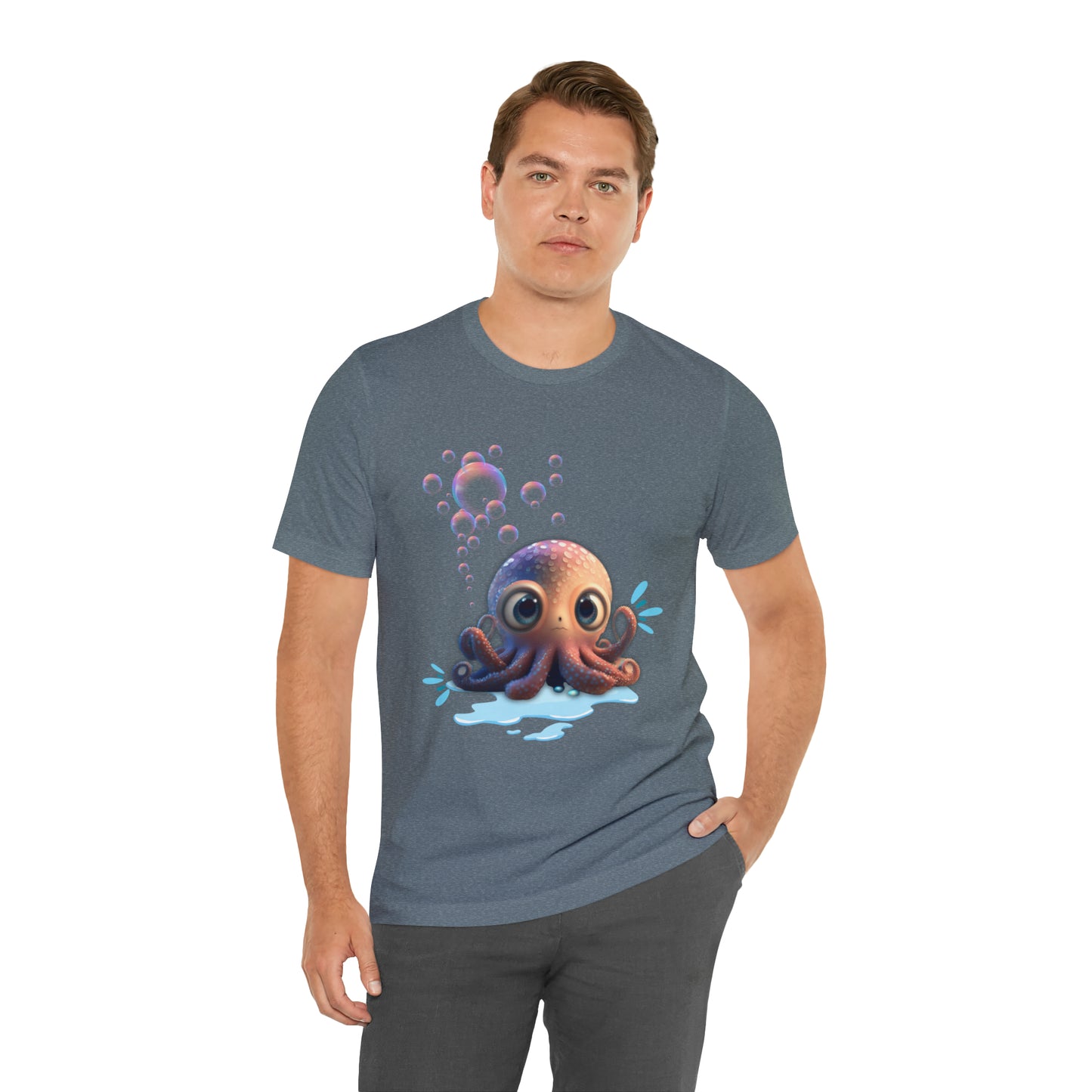 Kawaii Octopus Unisex Jersey Short Sleeve Tee