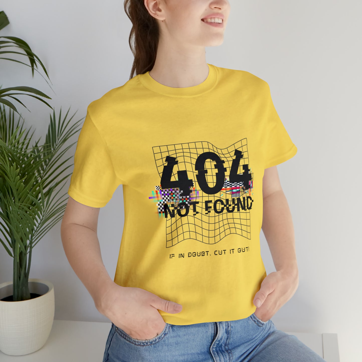 404 Not found Unisex Jersey Short Sleeve Tee