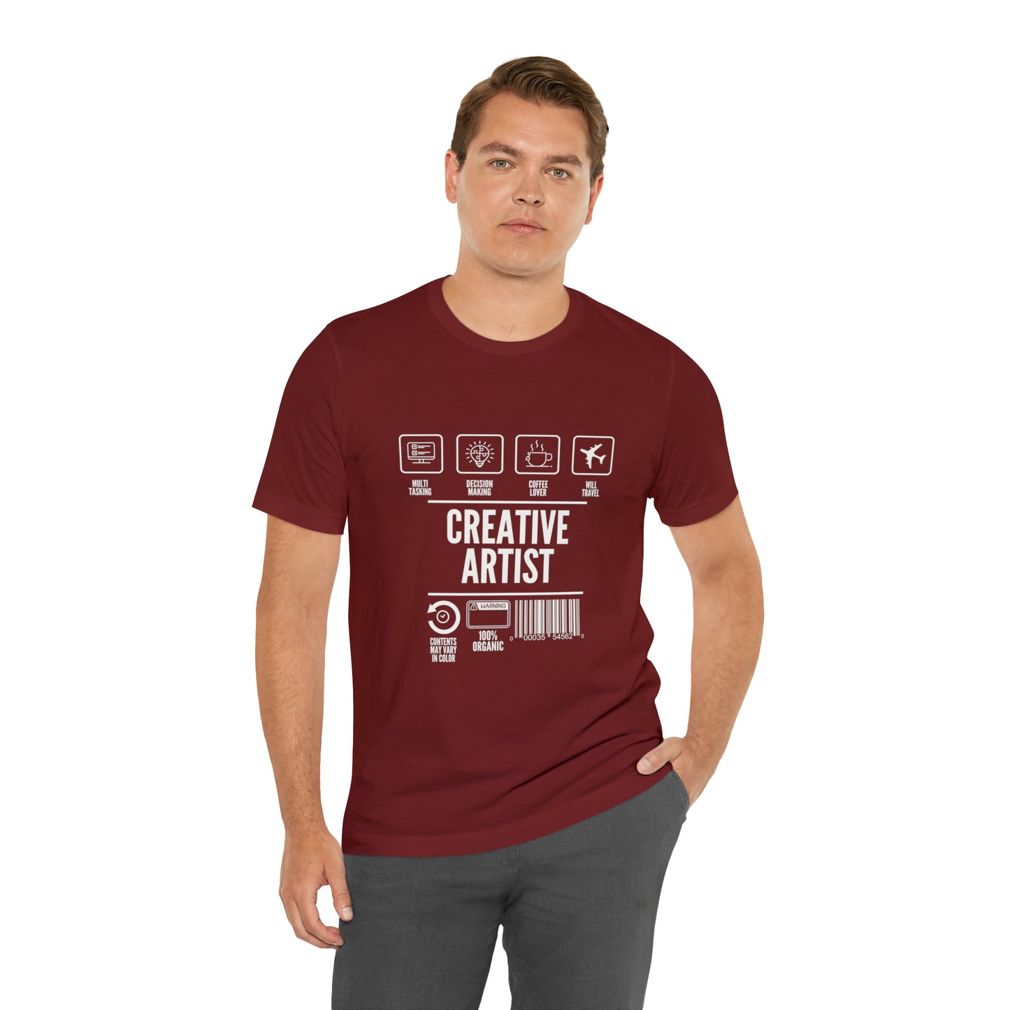 Creative Artist urban streetwear Unisex Jersey Short Sleeve Tee