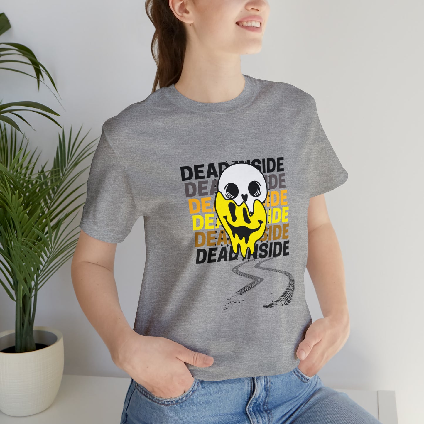 Dead Inside Urban streetwear Unisex Jersey Short Sleeve Tee