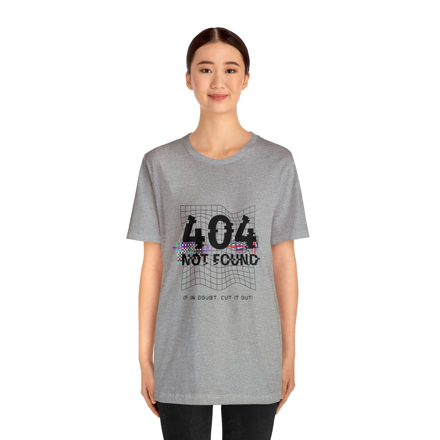 404 Not found Unisex Jersey Short Sleeve Tee