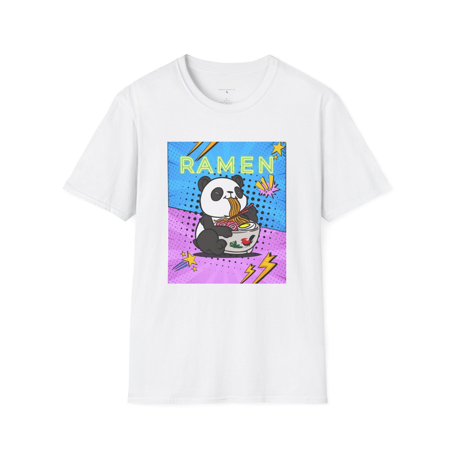 Ramen Panda Unisex Softstyle T-Shirt