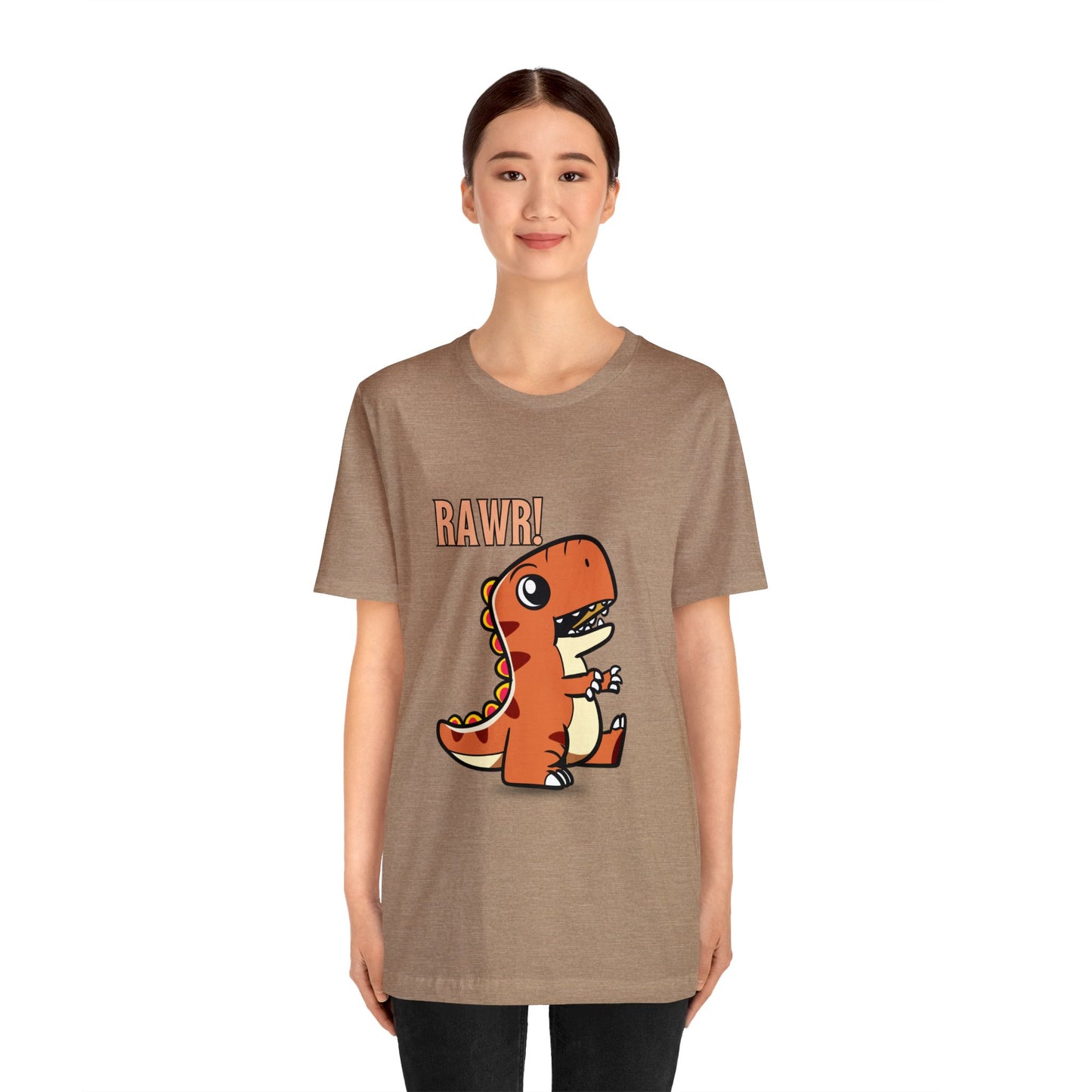 Rawr Dinosaur Cute Unisex Jersey Short Sleeve Tee