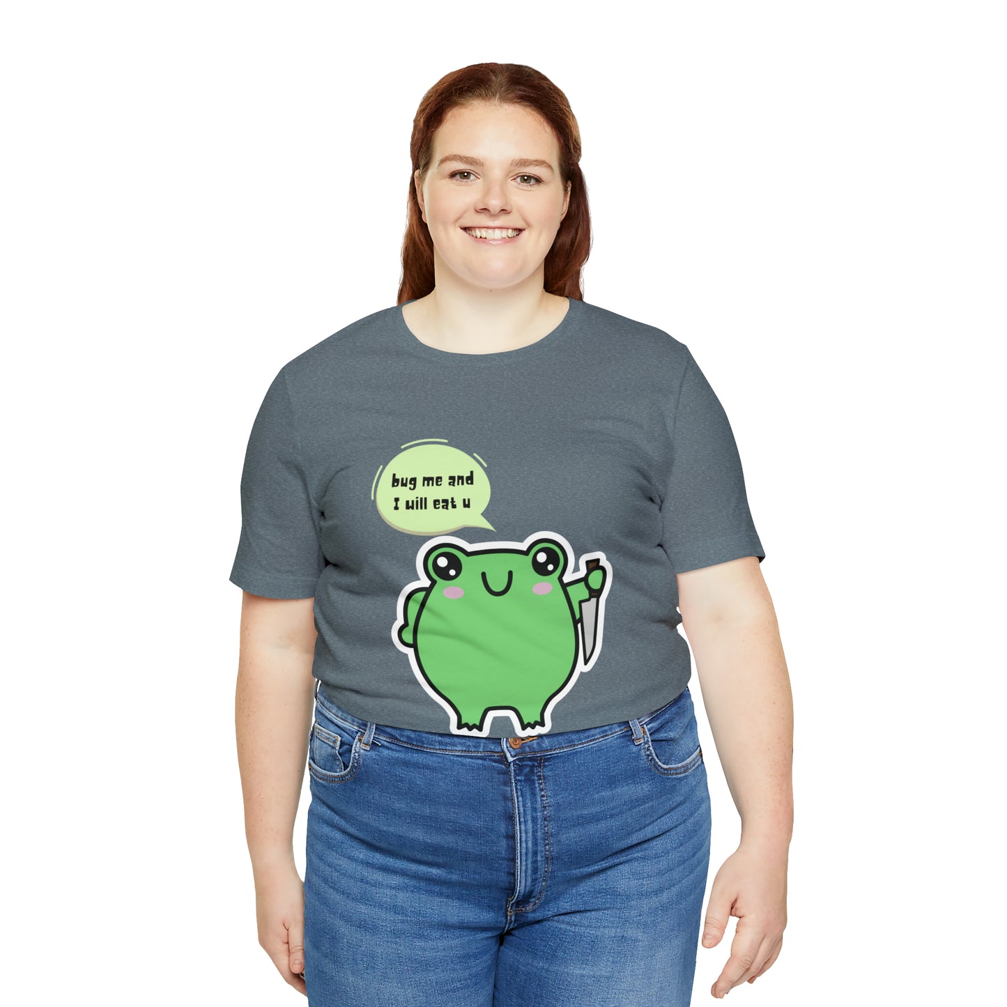 Frog kawaii cute Unisex Jersey Short Sleeve Tee