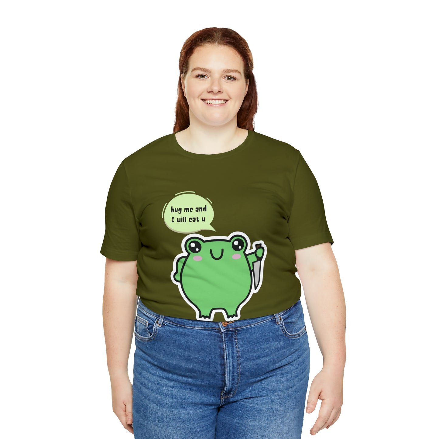 Frog kawaii cute Unisex Jersey Short Sleeve Tee