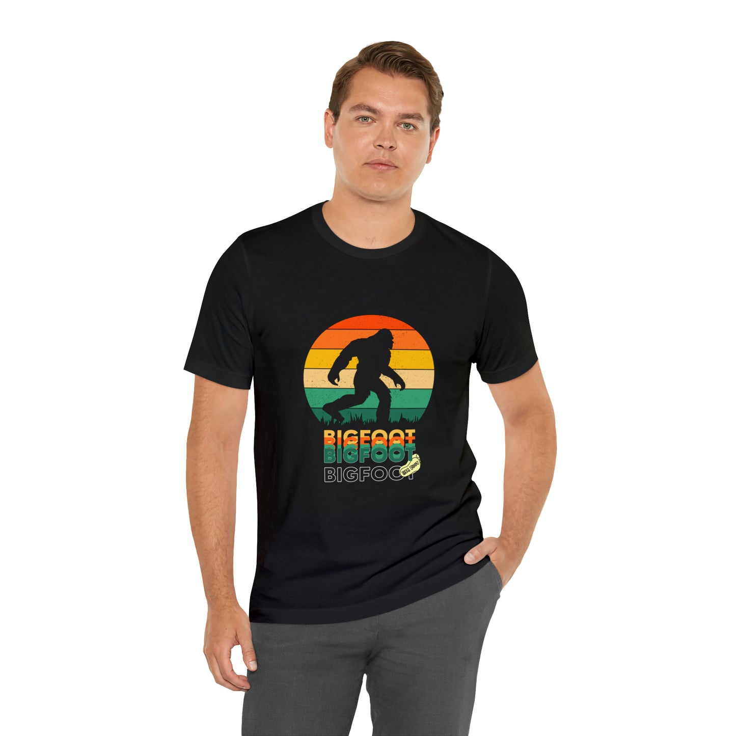 Bigfoot retro Unisex Jersey Short Sleeve Tee