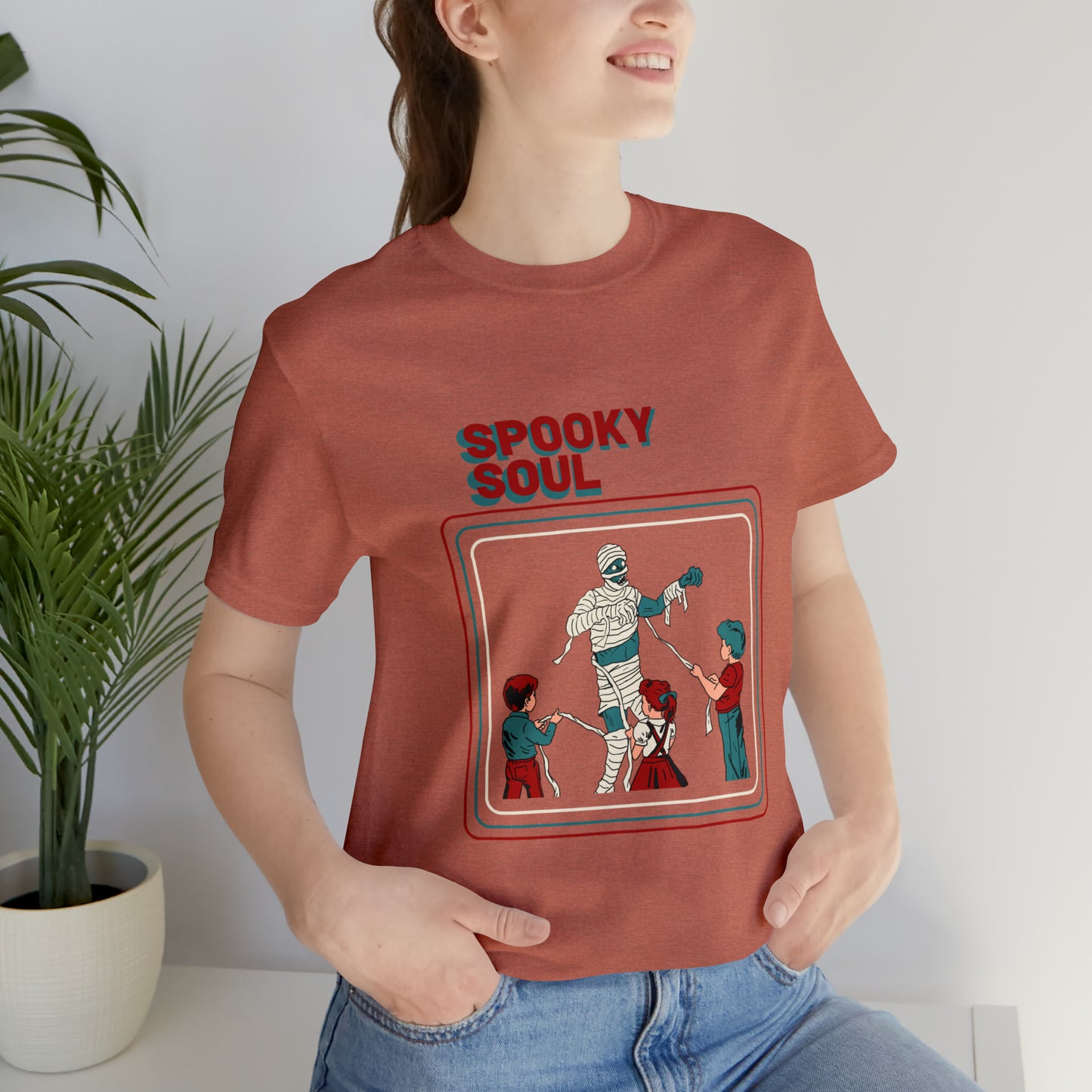 Halloween spooky soul Unisex Jersey Short Sleeve Tee