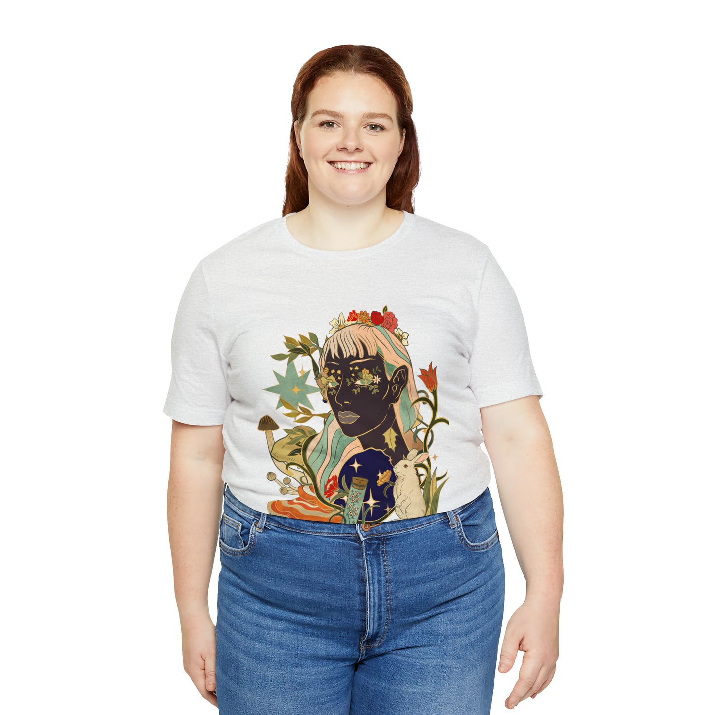 Fairy Vintage cottage Unisex Jersey Short Sleeve Tee