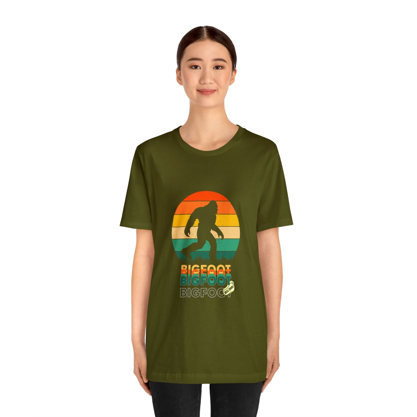 Bigfoot retro Unisex Jersey Short Sleeve Tee