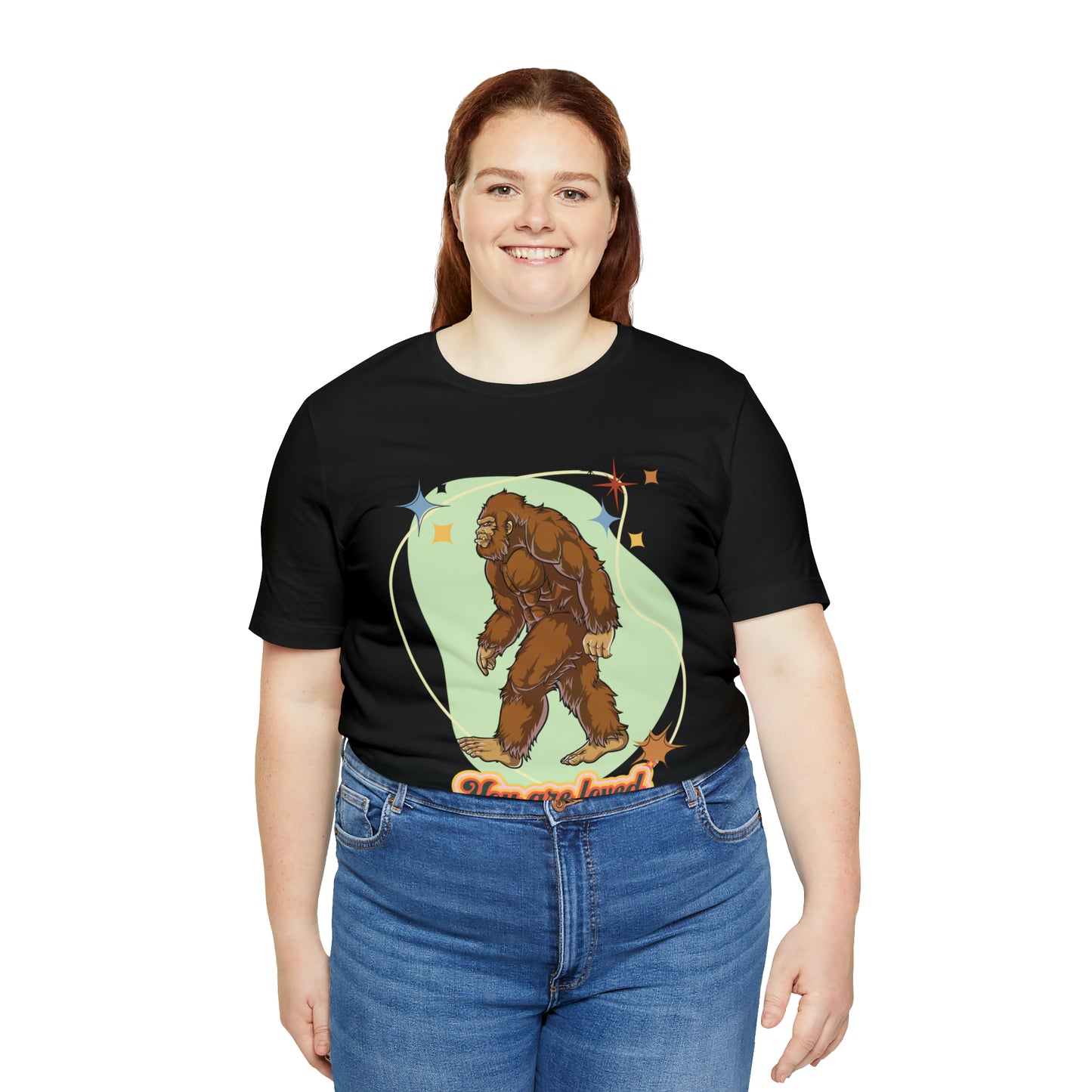 Bigfoot You are loved Unisex Jersey Short Sleeve Tee