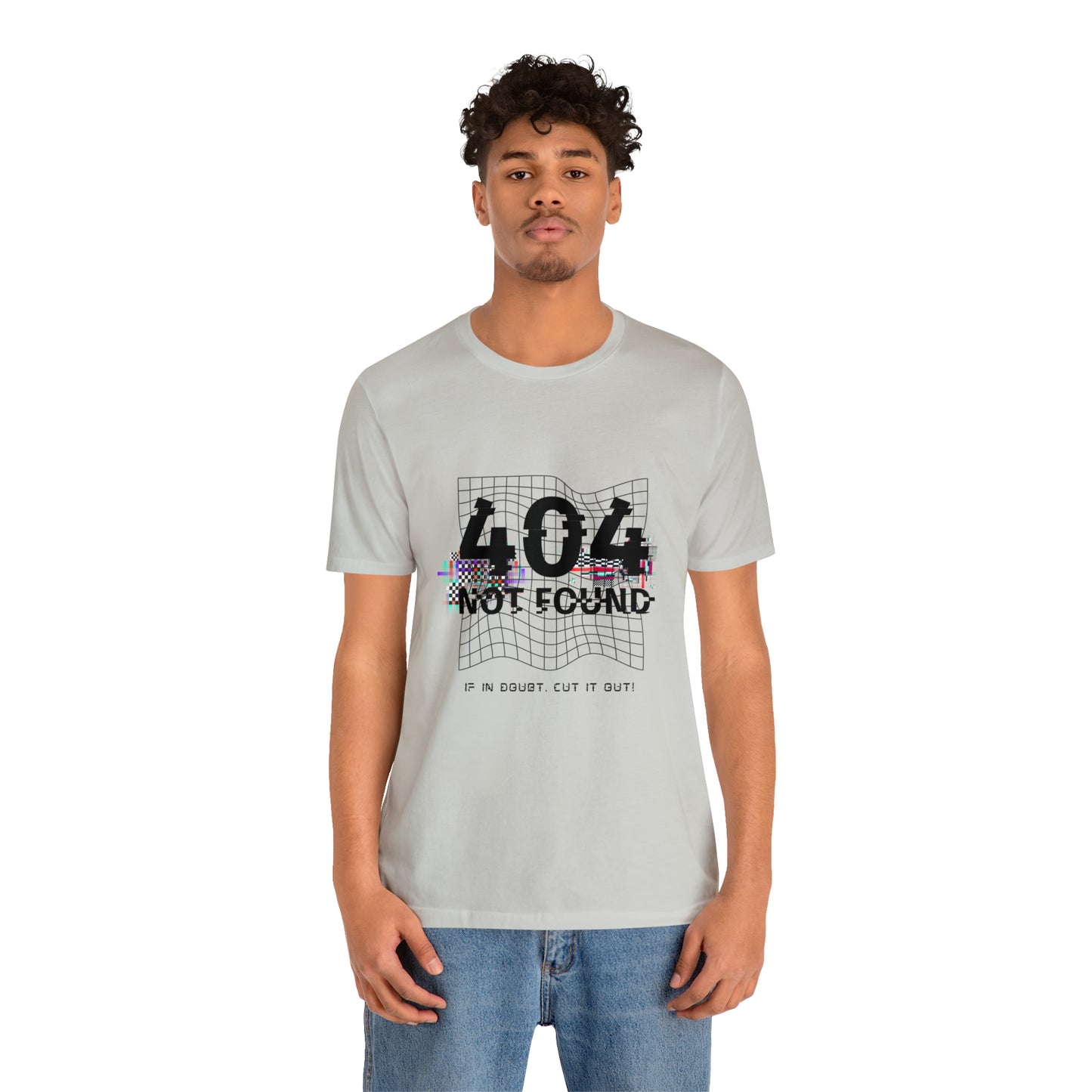 404 Not found Unisex Jersey Short Sleeve Tee