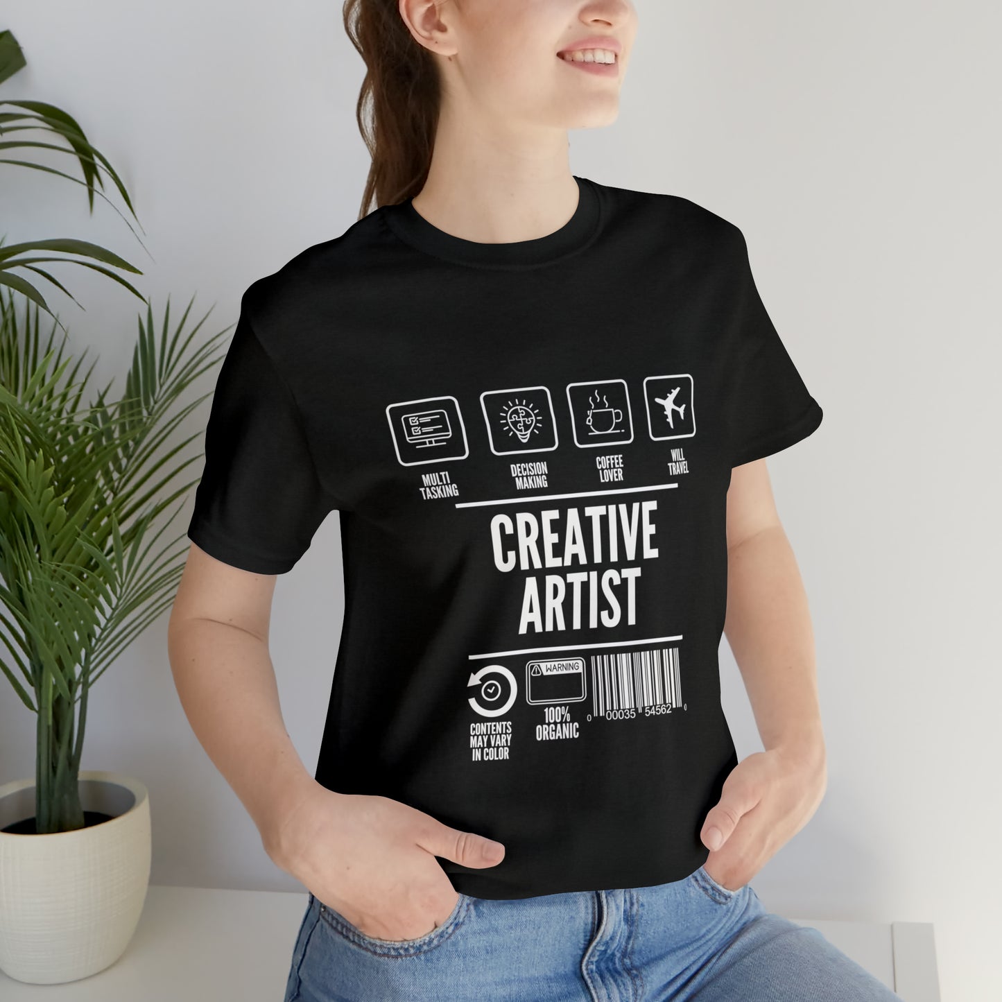 Creative Artist urban streetwear Unisex Jersey Short Sleeve Tee