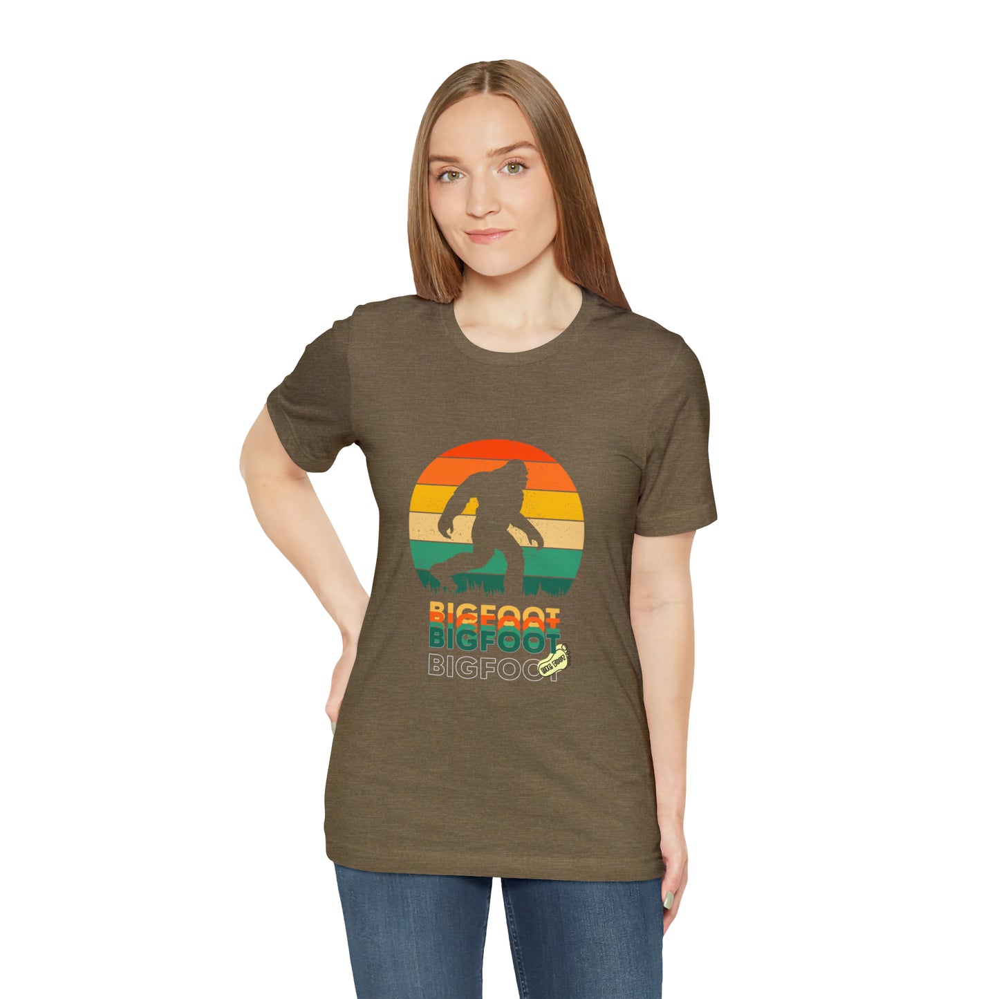 Bigfoot retro Unisex Jersey Short Sleeve Tee