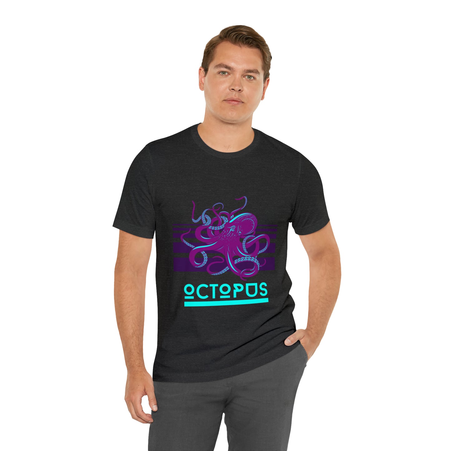 Octopus retro Unisex Jersey Short Sleeve Tee