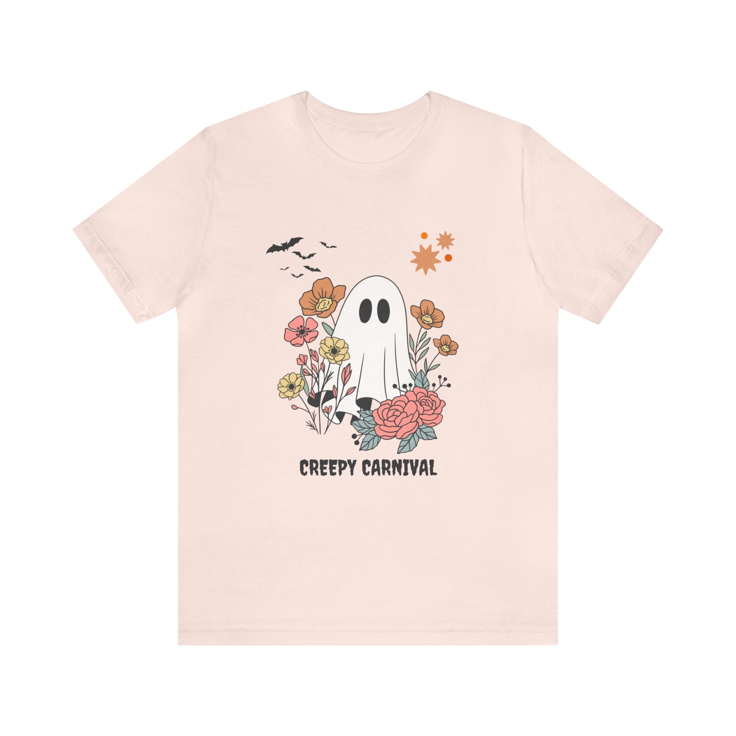 Halloween creepy carnival Unisex Jersey Short Sleeve Tee