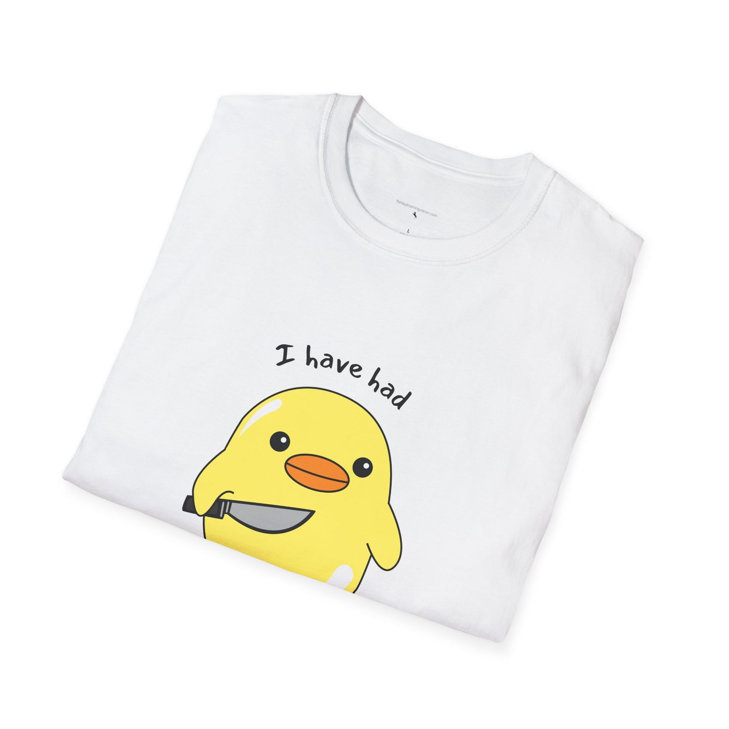 Cute Angry Chick Unisex Softstyle T-Shirt