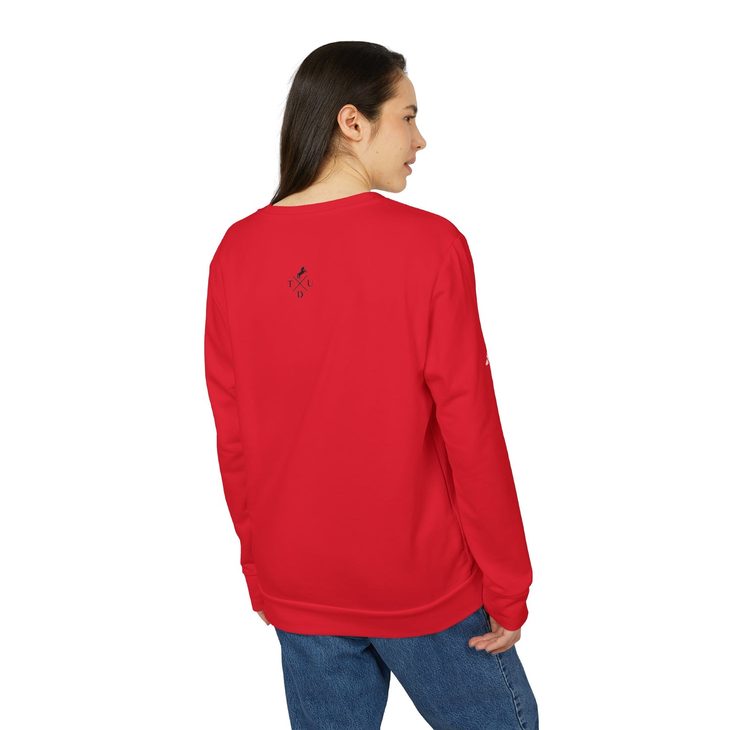 adidas® Unisex Fleece Crewneck Sweatshirt