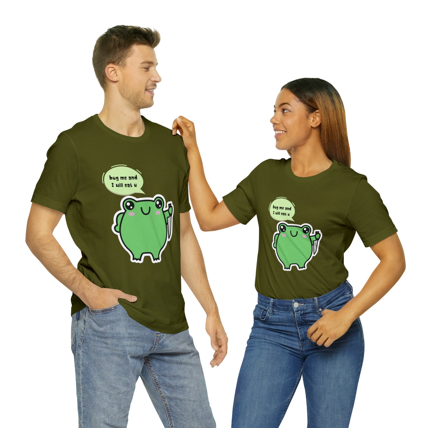 Frog kawaii cute Unisex Jersey Short Sleeve Tee