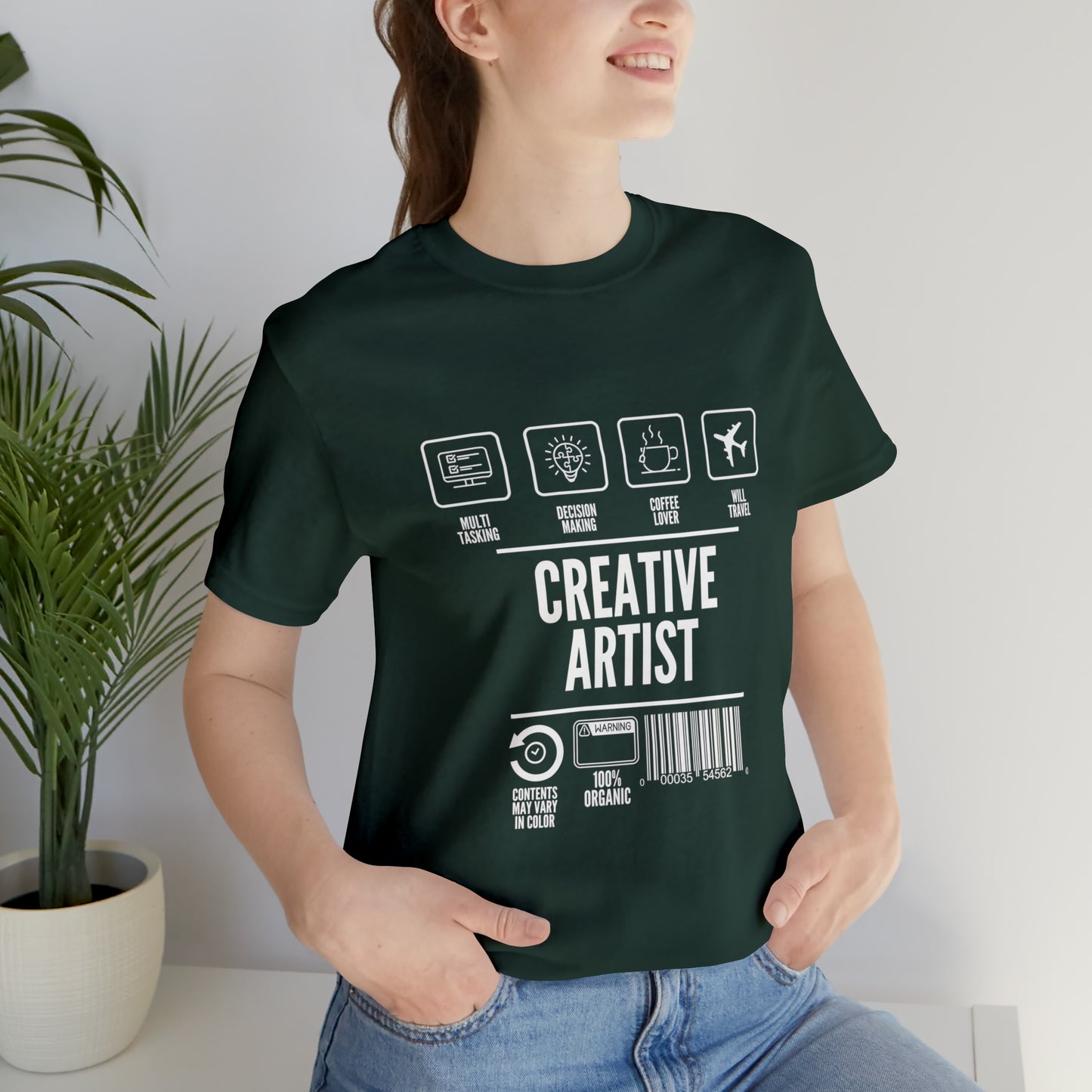 Creative Artist urban streetwear Unisex Jersey Short Sleeve Tee