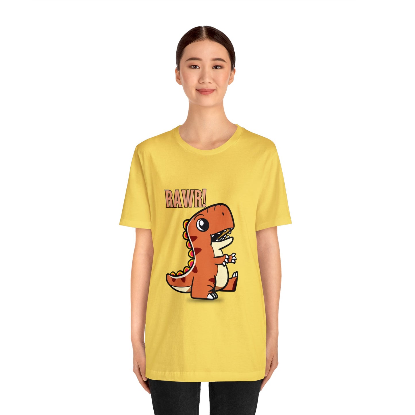 Rawr Dinosaur Cute Unisex Jersey Short Sleeve Tee