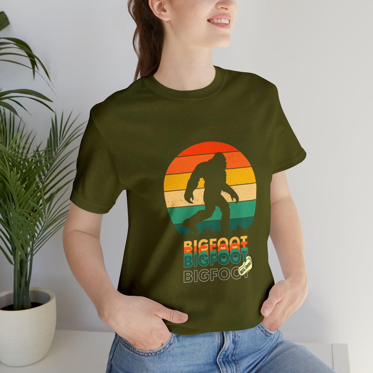 Bigfoot retro Unisex Jersey Short Sleeve Tee