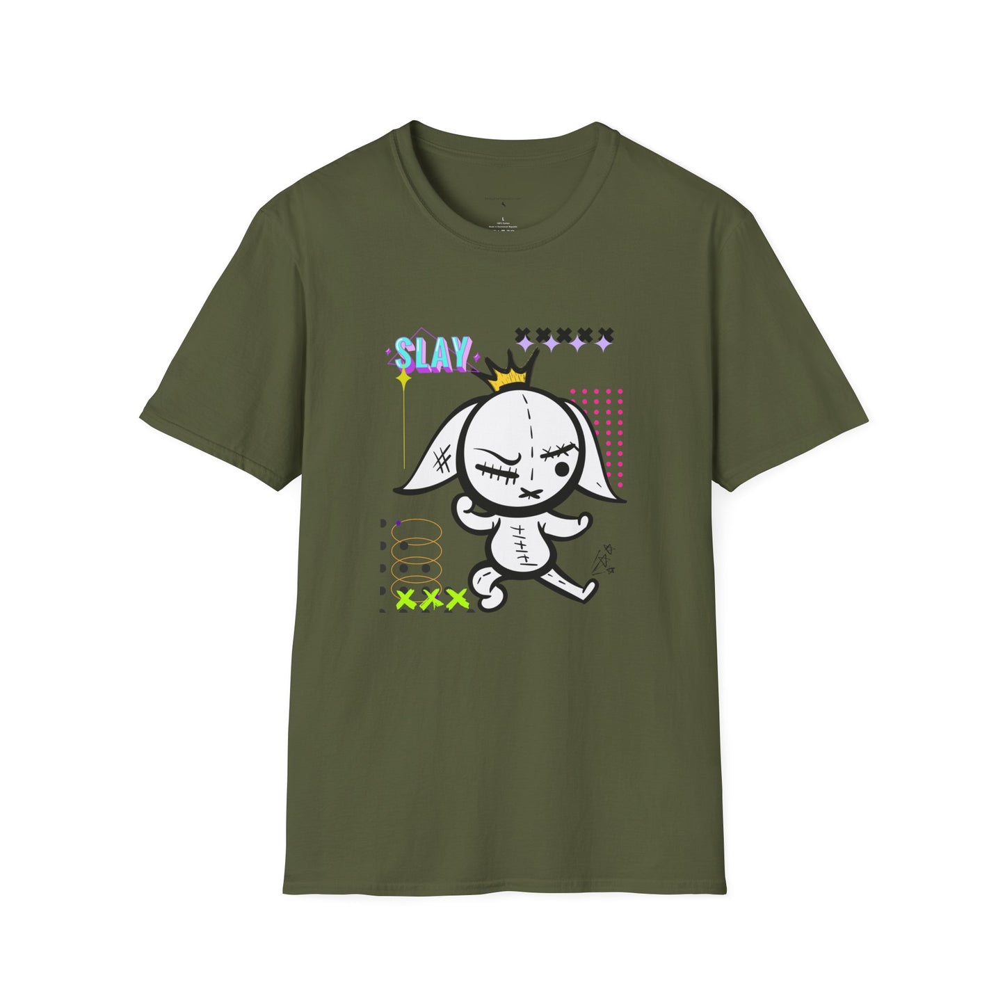 Graffiti bunny Slay  Unisex Softstyle T-Shirt