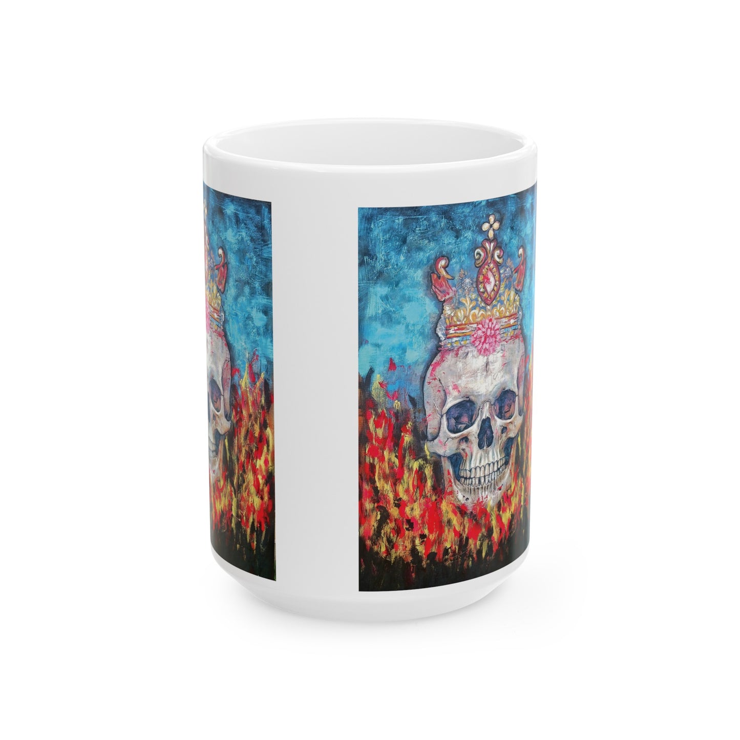 Ceramic Mug, (11oz, 15oz) Artwork The Queen