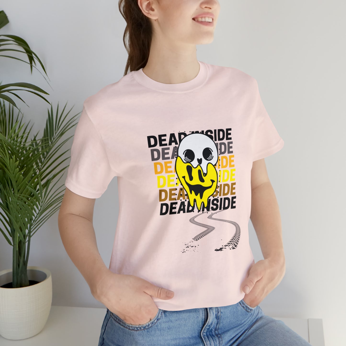 Dead Inside Urban streetwear Unisex Jersey Short Sleeve Tee