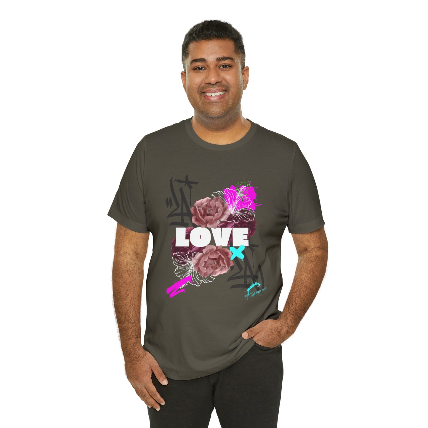 Love Urban streetwear Unisex Jersey Short Sleeve Tee