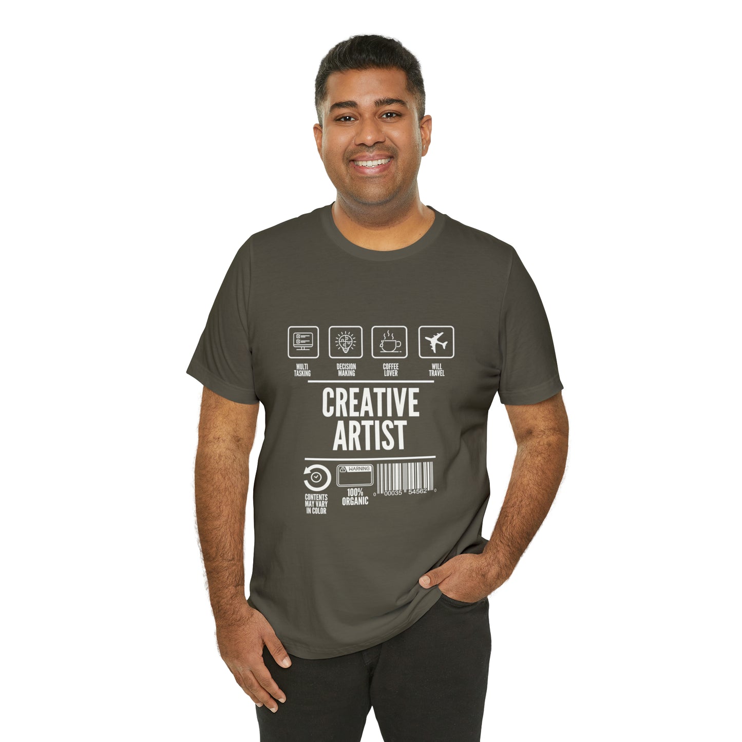 Creative Artist urban streetwear Unisex Jersey Short Sleeve Tee