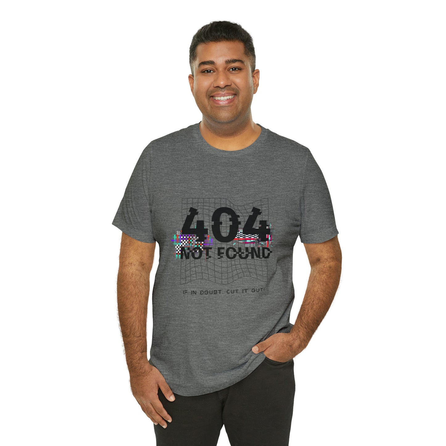 404 Not found Unisex Jersey Short Sleeve Tee