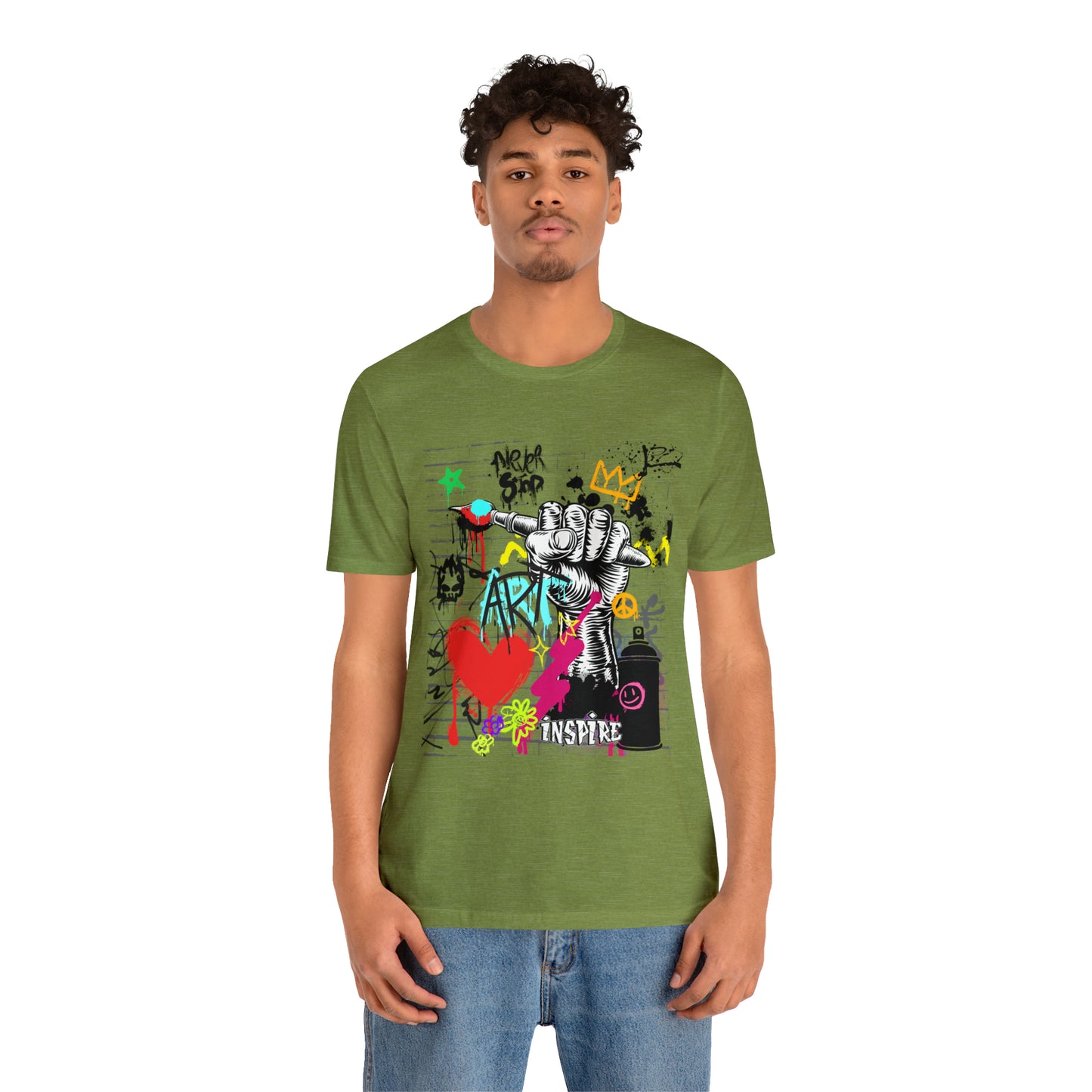 Artist graffiti urban Unisex Jersey Short Sleeve Tee