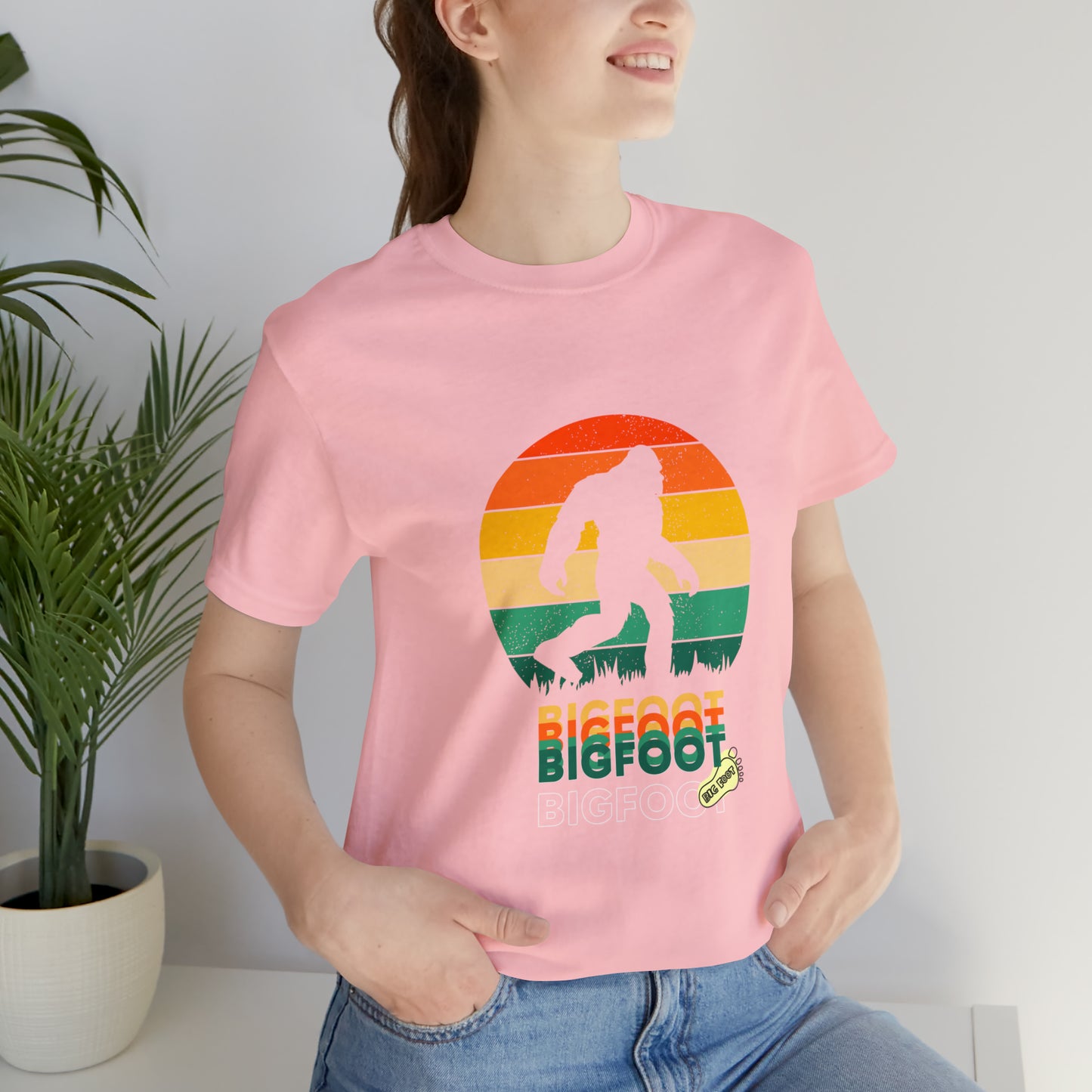 Bigfoot retro Unisex Jersey Short Sleeve Tee