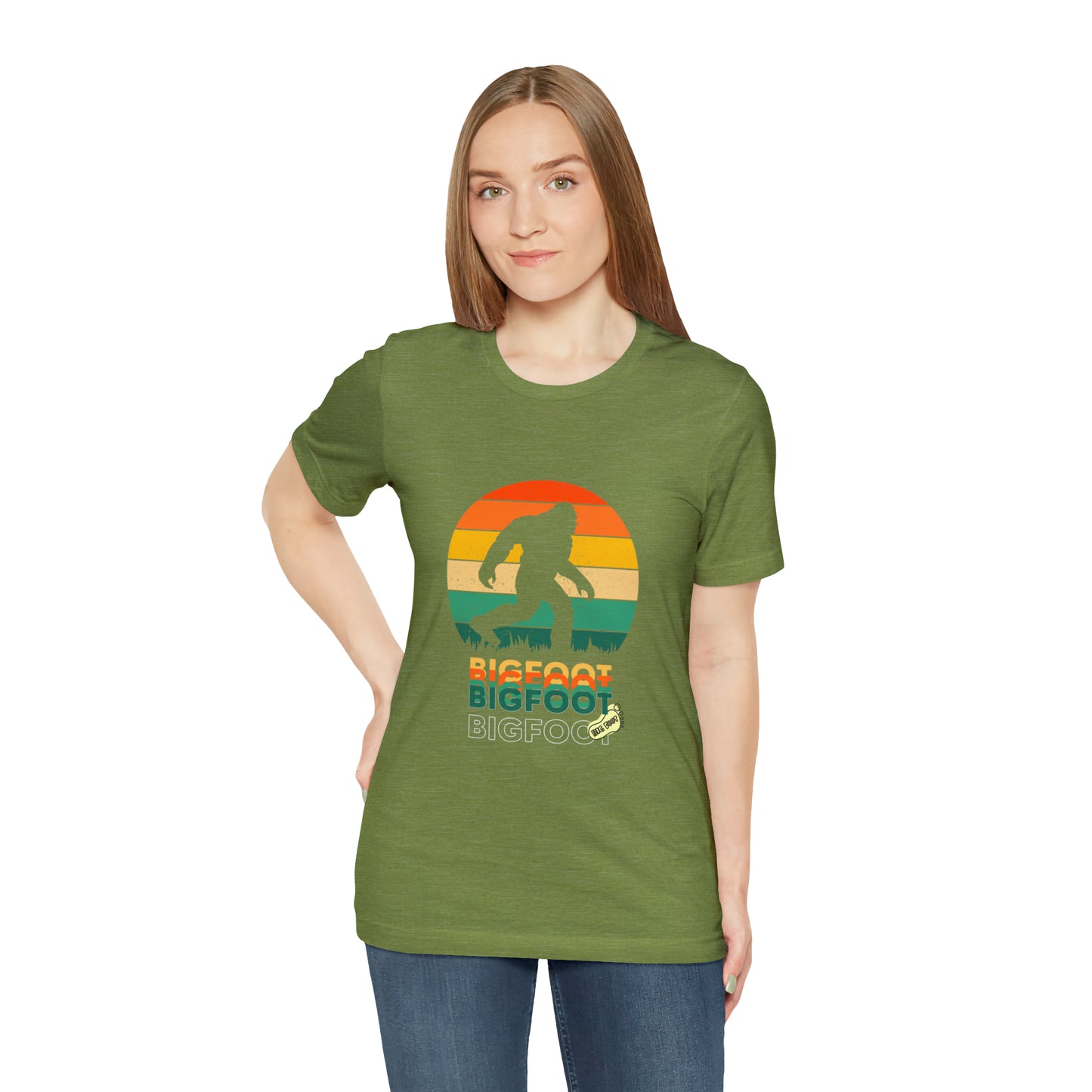 Bigfoot retro Unisex Jersey Short Sleeve Tee