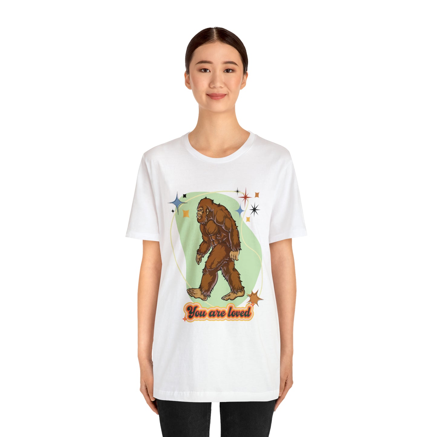 Bigfoot You are loved Unisex Jersey Short Sleeve Tee