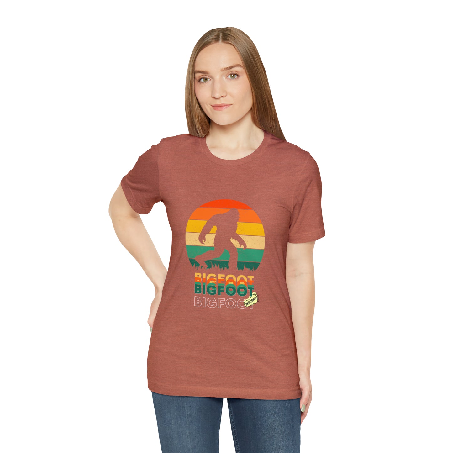 Bigfoot retro Unisex Jersey Short Sleeve Tee