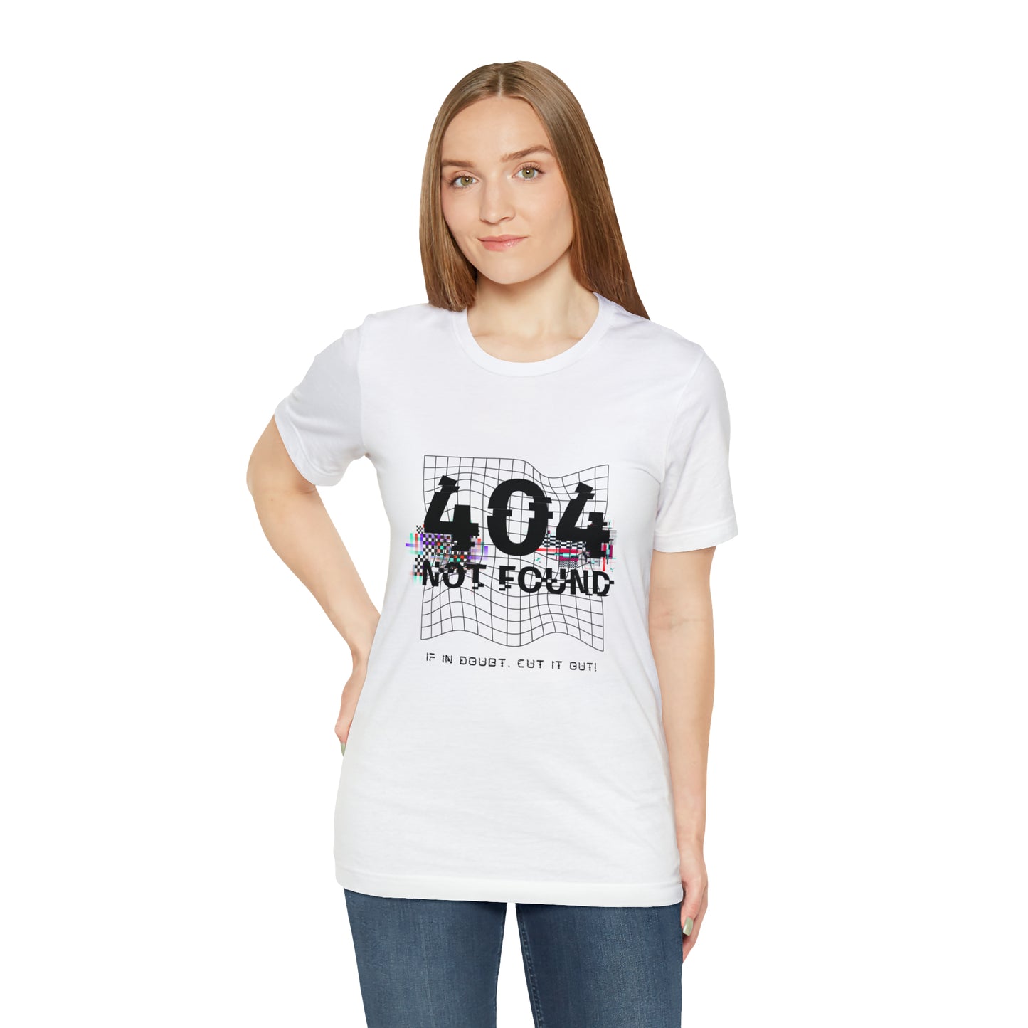 404 Not found Unisex Jersey Short Sleeve Tee