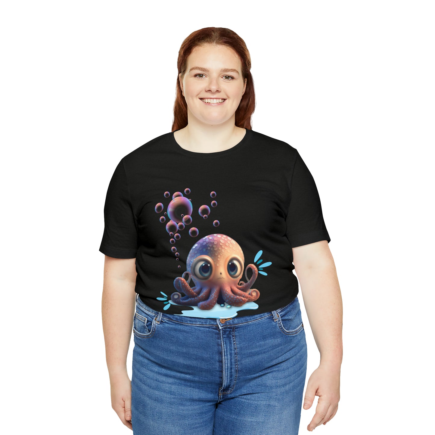 Kawaii Octopus Unisex Jersey Short Sleeve Tee