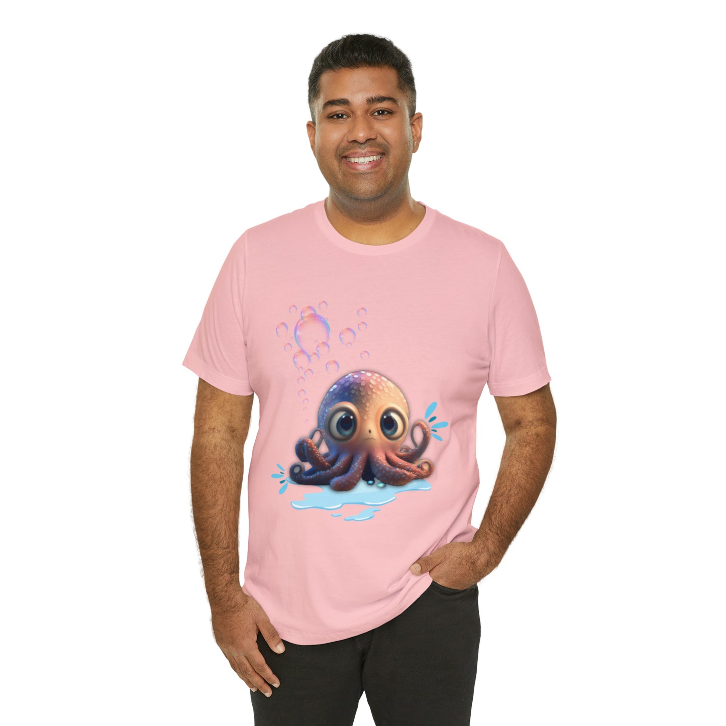 Kawaii Octopus Unisex Jersey Short Sleeve Tee